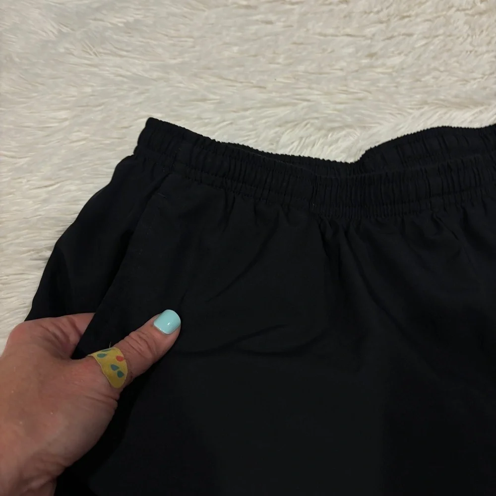 Nike Flex Challenger Running Shorts AH8151-010 Black Grey Size Large